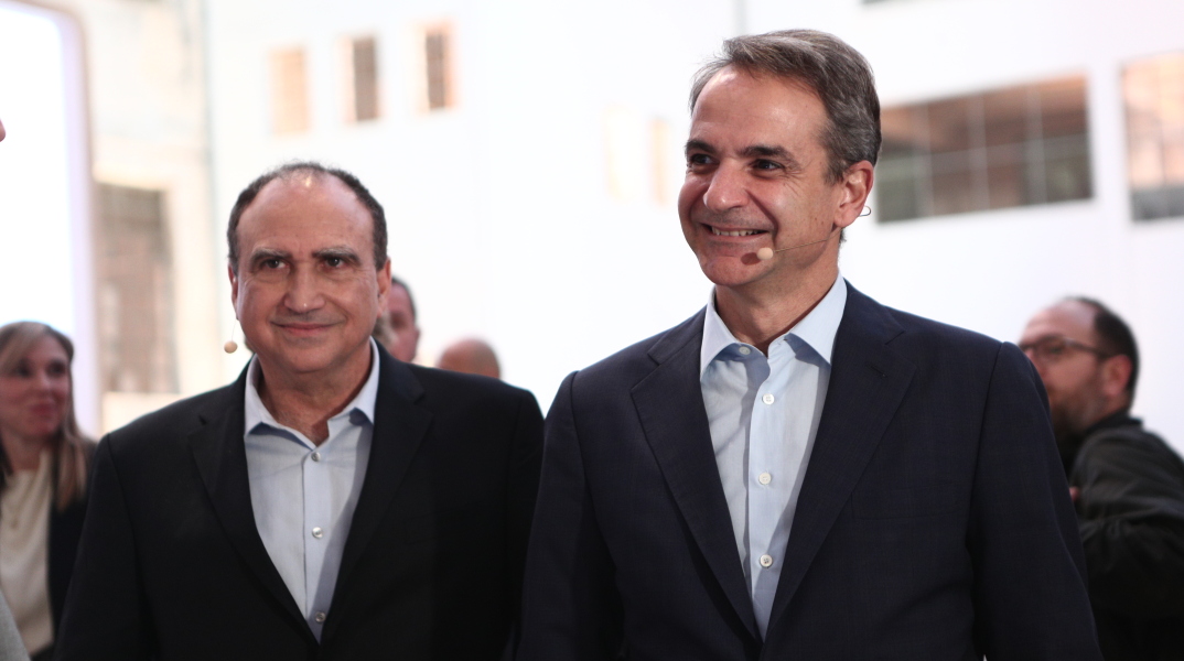 Ο Κυριάκος Μητσοτάκης σε εκδήλωση της Google