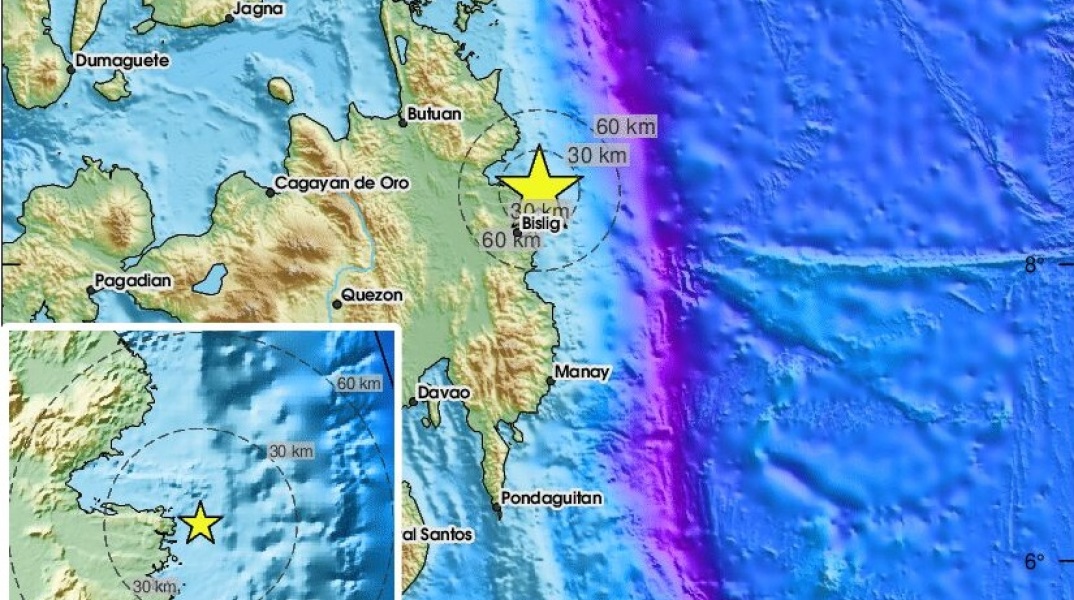 Σεισμός 7,6 Ρίχτερ στις Φιλιππίνες