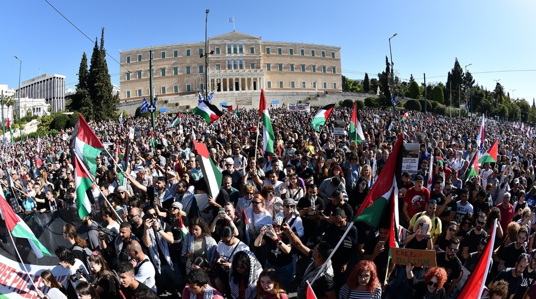 Τοποθετούνται κάμερες στο κέντρο της Αθήνα για το συλλαλητήριο υπέρ της Παλαιστίνης Σε ποιους δρόμους θα γίνει η εγκατάσταση φορητών συστημάτων επιτήρησης