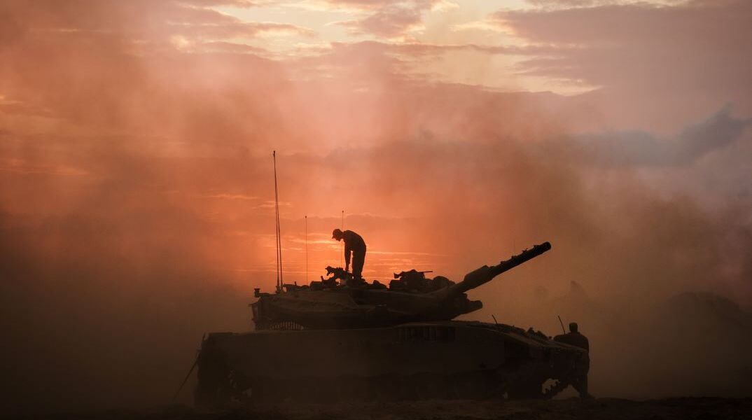 Ισραηλινό τανκ στα σύνορα με τη Λωρίδα της Γάζας