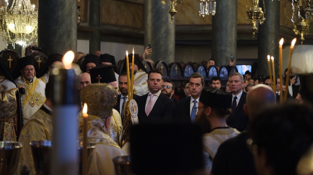 Ο Στέφανος Κασσελάκης στο Φανάρι για τον εορτασμό των Θεοφανίων