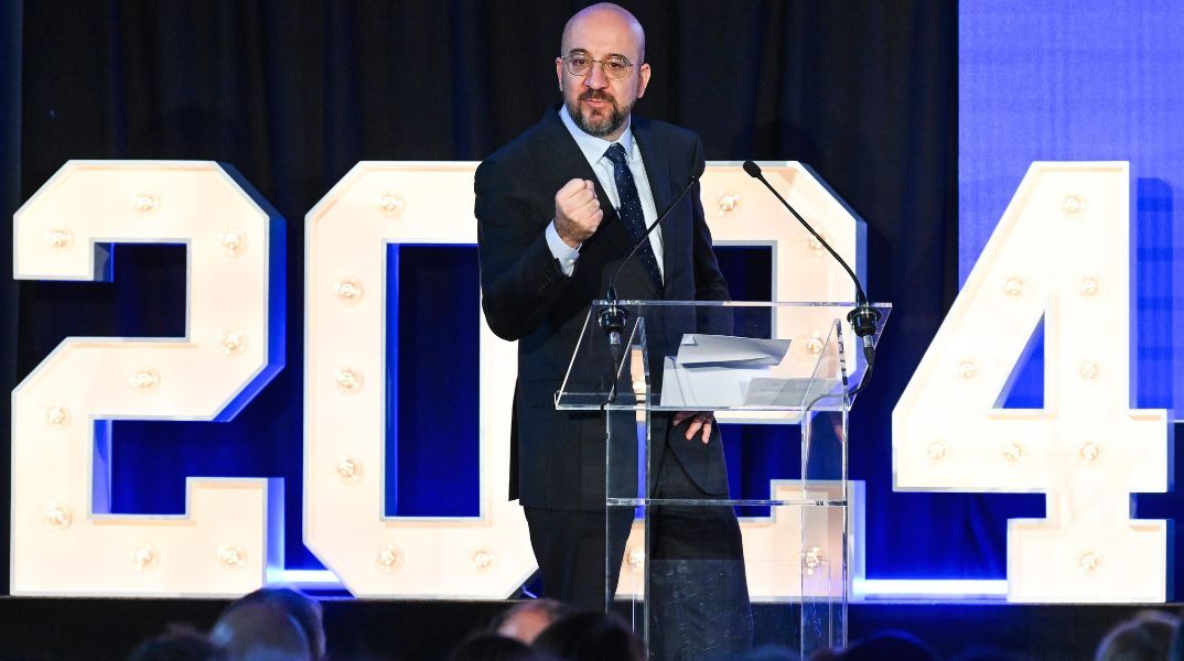 Υποψήφιος στις Ευρωεκλογές ο Σαρλ Μισέλ © EPA/FREDERIC SIERAKOWSKI