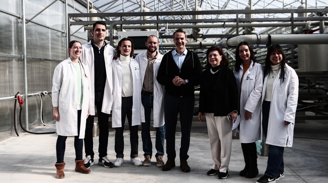 Τον «Δημόκριτο» επισκέφθηκε ο Κ. Μητσοτάκης πριν αναχωρήσει για το Νταβός