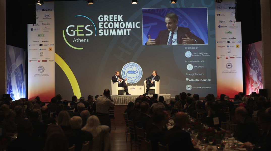 Ο Κυριάκος Μητσοτάκης στο Ελληνοαμερικανικό Επιμελητήριο