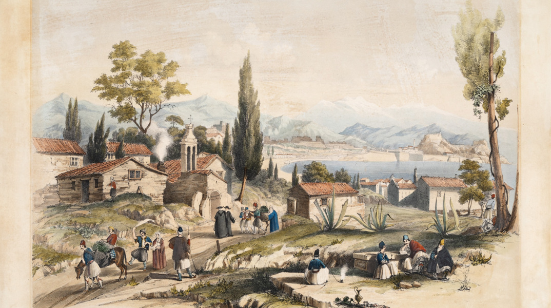 Lot309,Henry Cook, λιθογραφίες από το Recollections of a tour in the Ionians Islands, Greece, and Constantinople (1853),