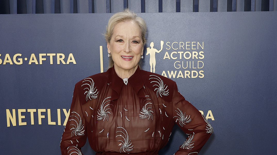 Η Μέριλ Στριπ με Prada στα SAG