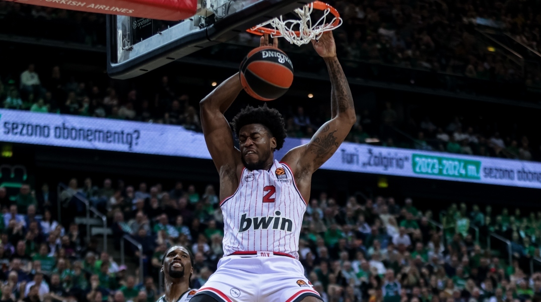 Euroleague: Νίκη Ολυμπιακού ενάντια στη Ζάλγκιρις Κάουνας με 95-76