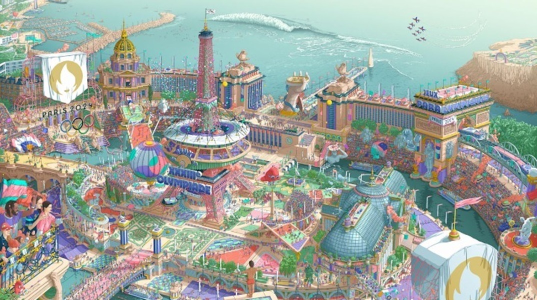 Ολυμπιακοί Αγώνες 2024: Αποκαλύφθηκαν οι αφίσες με τάση στο σουρεαλισμό από τον Ουγκό Γκατονί