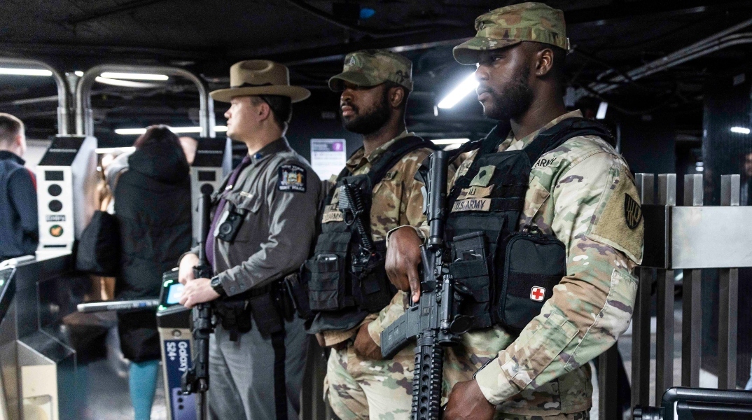 Η Νέα Υόρκη κατεβάζει την Εθνοφρουρά στο Μετρό για την αντιμετώπιση της εγκληματικότητας