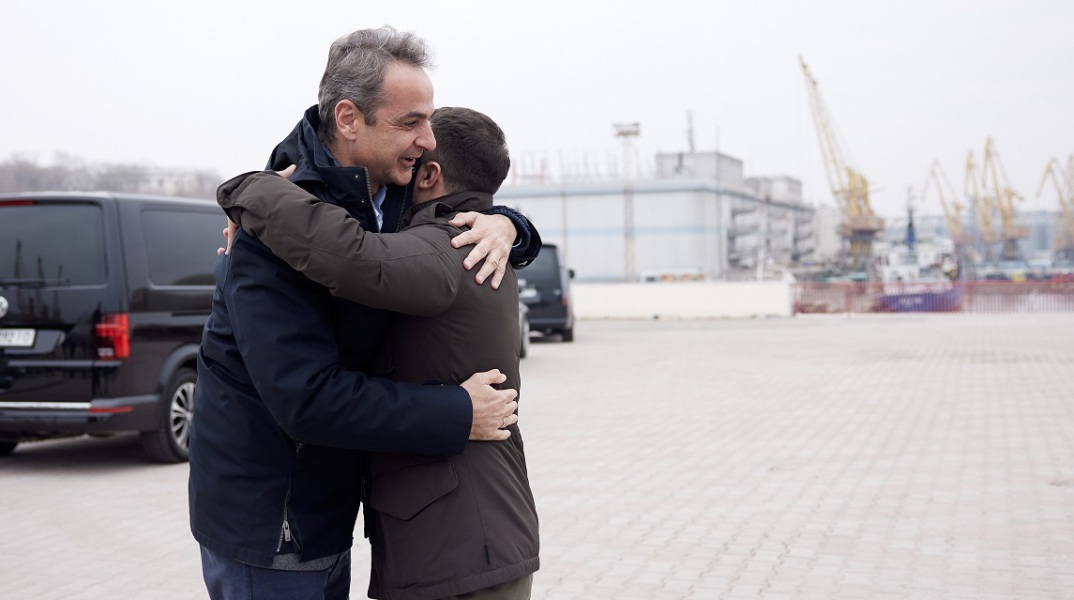 Το ευχαριστώ Ζελένσκι στον Μητσοτάκη: Γενναία η επίσκεψή σου στην Οδησσό 