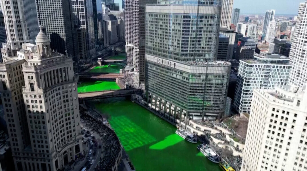 Σικάγο: Στα πράσινα ποταμός για την ημέρα του Αγίου Πατρικίου