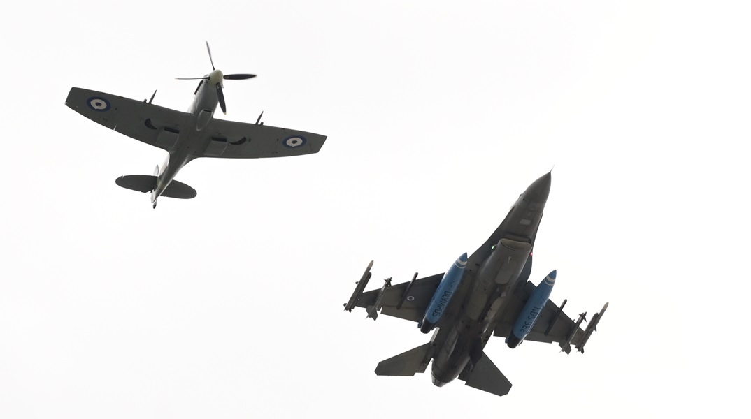 Παρέλαση 25ης Μαρτίου: Η επετειακή διέλευση των Supermarine Spitfire