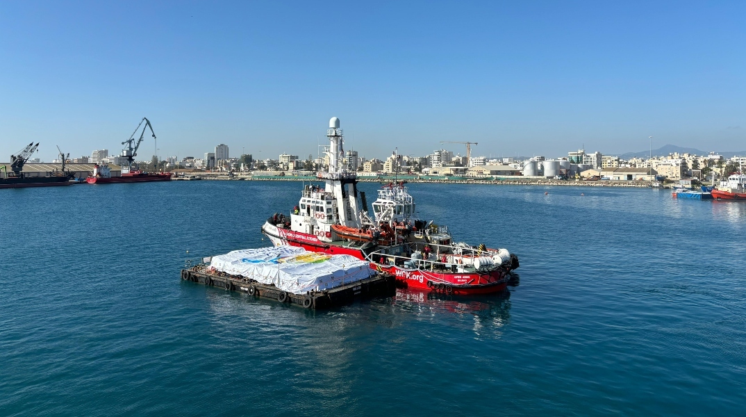 Δεύτερο πλοίο με ανθρωπιστική βοήθεια απέπλευσε από Κύπρο για Γάζα