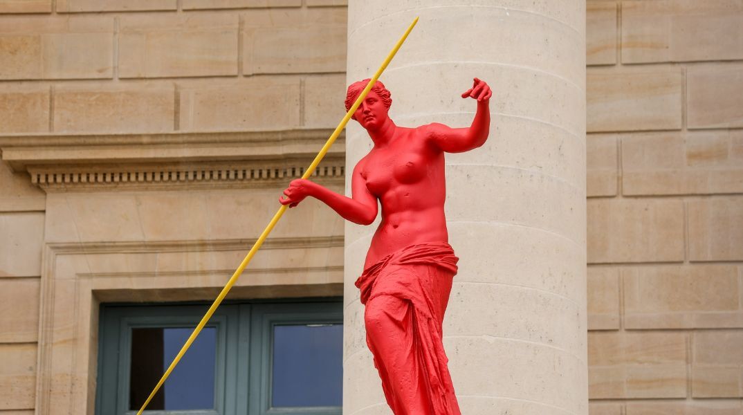 H Αφροδίτη της Μήλου στους Ολυμπιακούς Αγώνες 2024 στο Παρίσι © EPA/TERESA SUAREZ