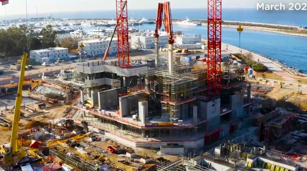 Ελληνικό: Ορατοί οι πρώτοι όροφοι του πύργου