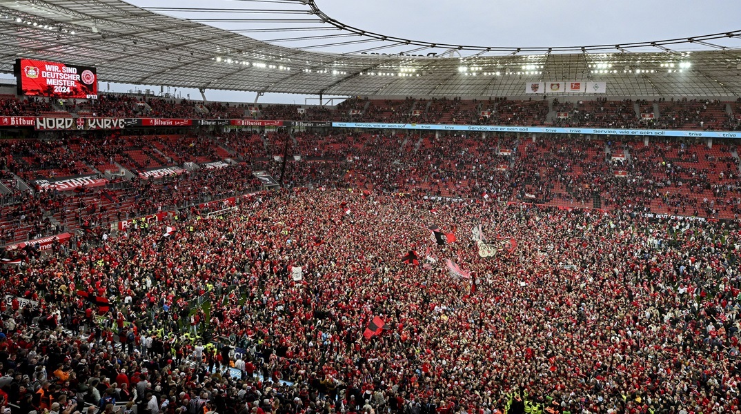 Πρωταθλήτρια Γερμανίας η Λεβερκούζεν για πρώτη φορά στην ιστορία της - Μυθικές σκηνές στην Bay Arena