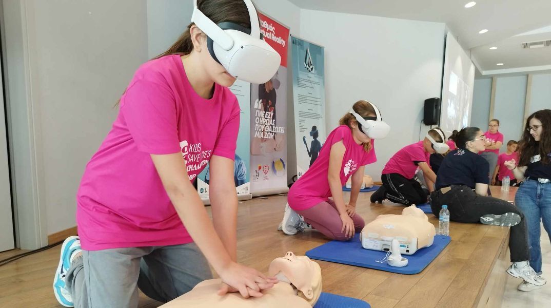 Θεσσαλονίκη: Δεκάδες μαθητές διαγωνίστηκαν στο να σώζουν ζωές