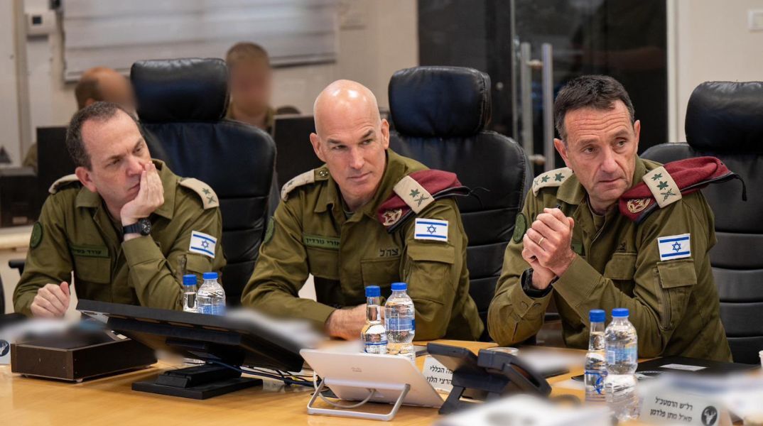 Στιγμιότυπο από το Πολεμικό Συμβούλιο του Ισραήλ