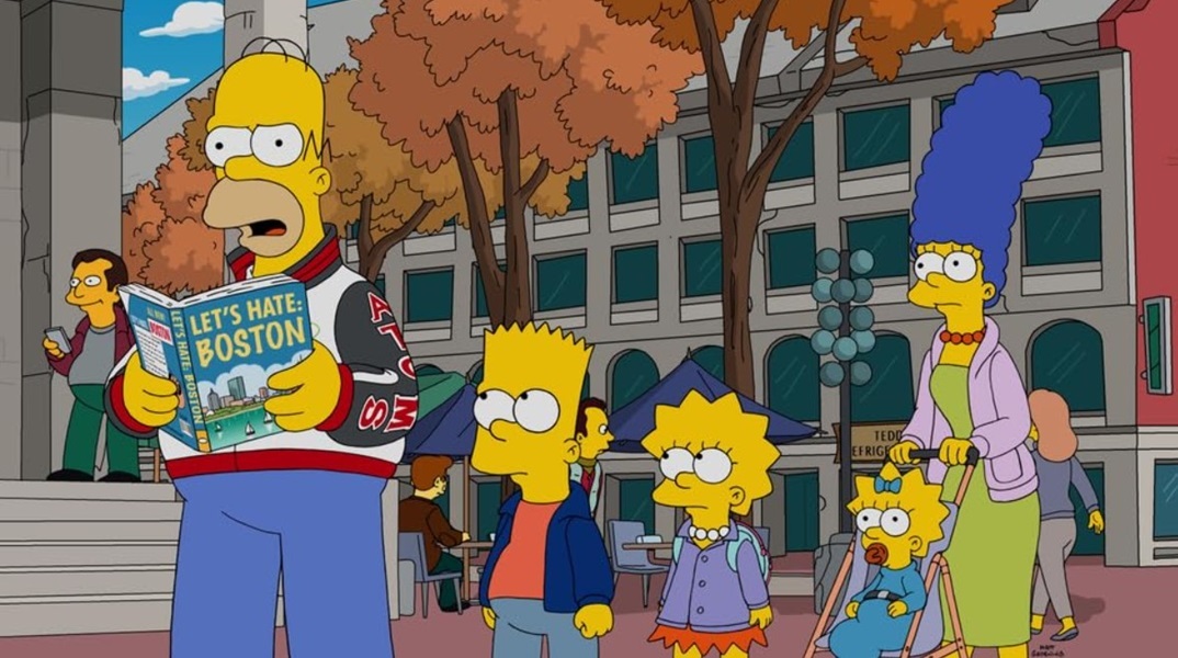 Η  5μελής οικογένεια των Simpsons 