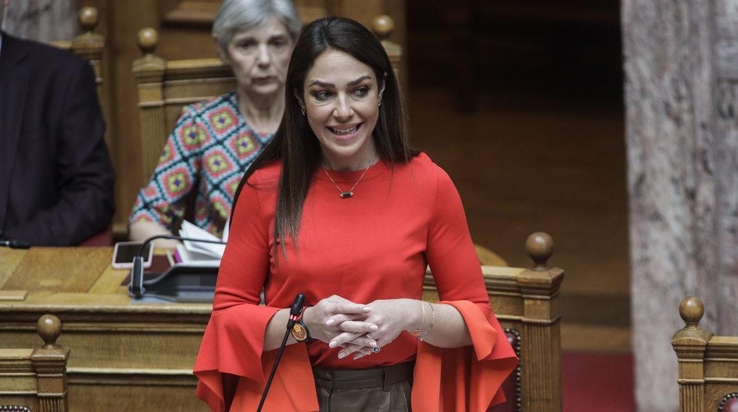 Η υπουργός Εργασίας, Δόμνα Μιχαηλίδου 