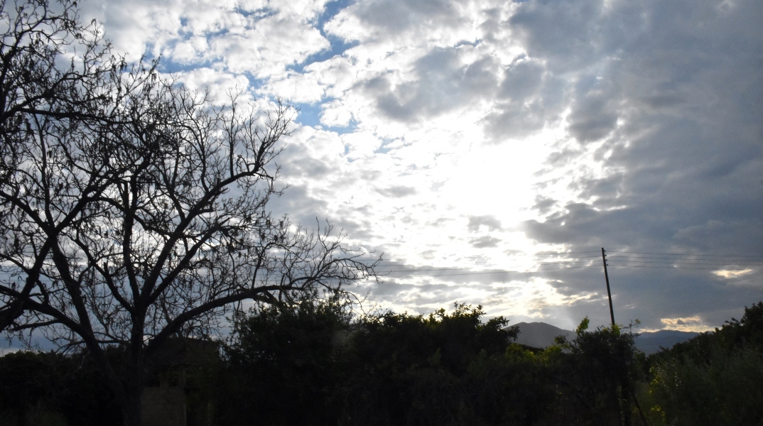 Σύννεφα και δέντρα
