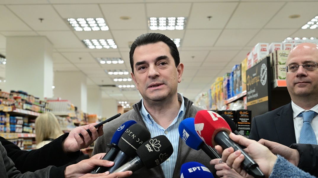 Ο υπουργός Ανάπτυξης Κώστας Σκρέκας