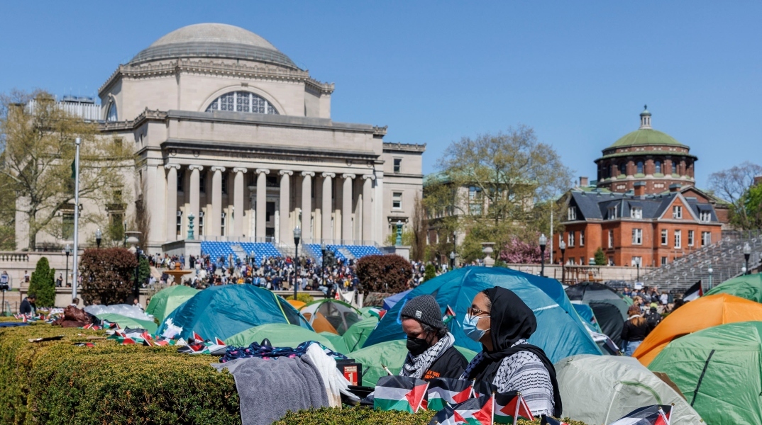 Το πανεπιστήμιο Κολούμπια σε διαπραγματεύσεις με φοιτητές για την εκκένωση κατάληψης υπέρ της Γάζας	