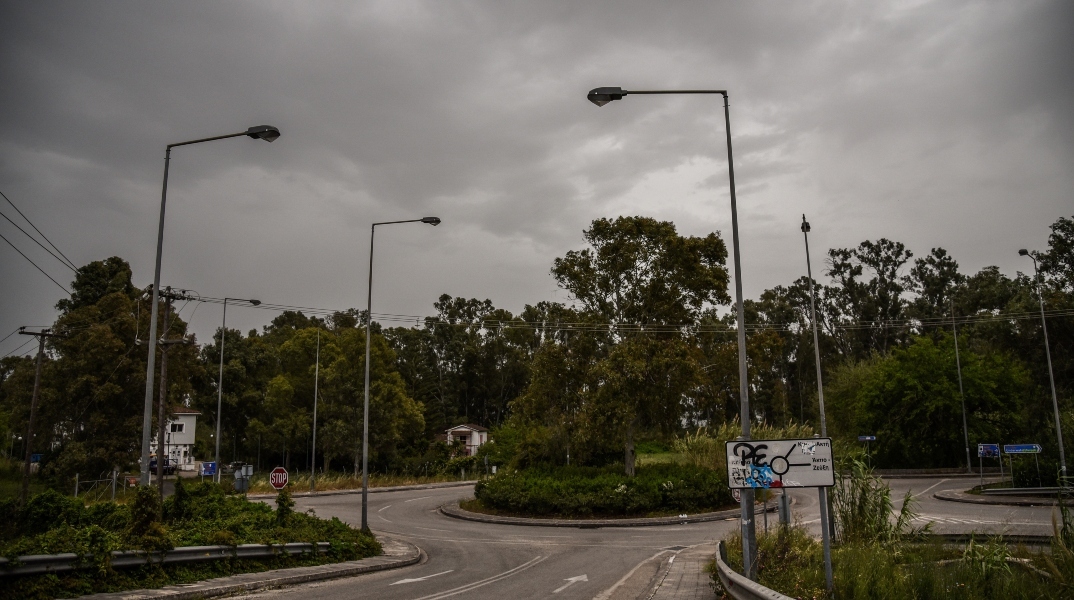 δρόμος, πρασινο, δεντρα