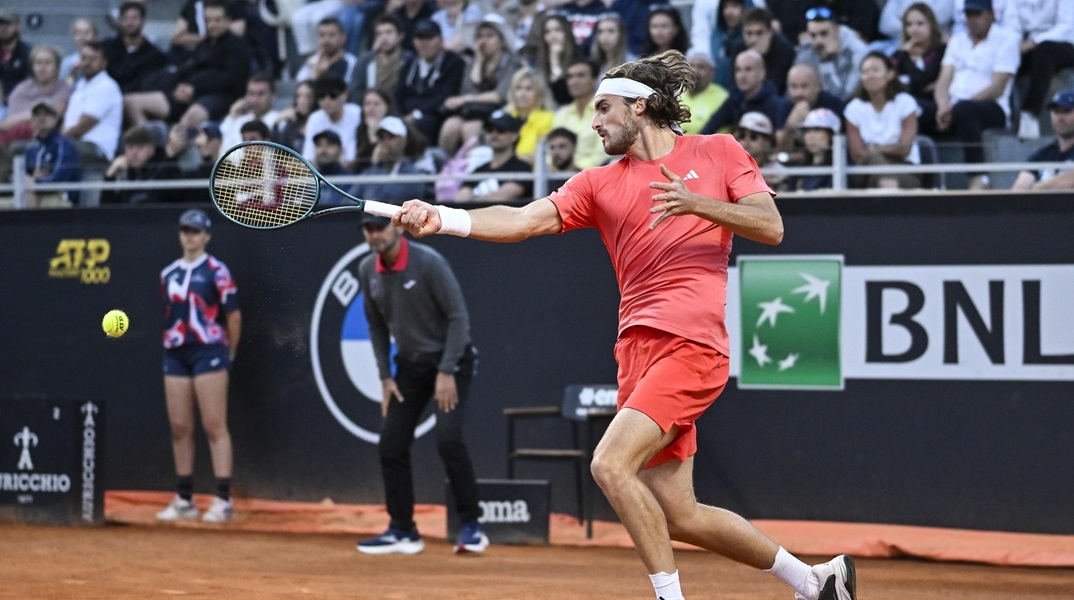 Ο Στέφανος Τσιτσιπάς στη Ρώμη 