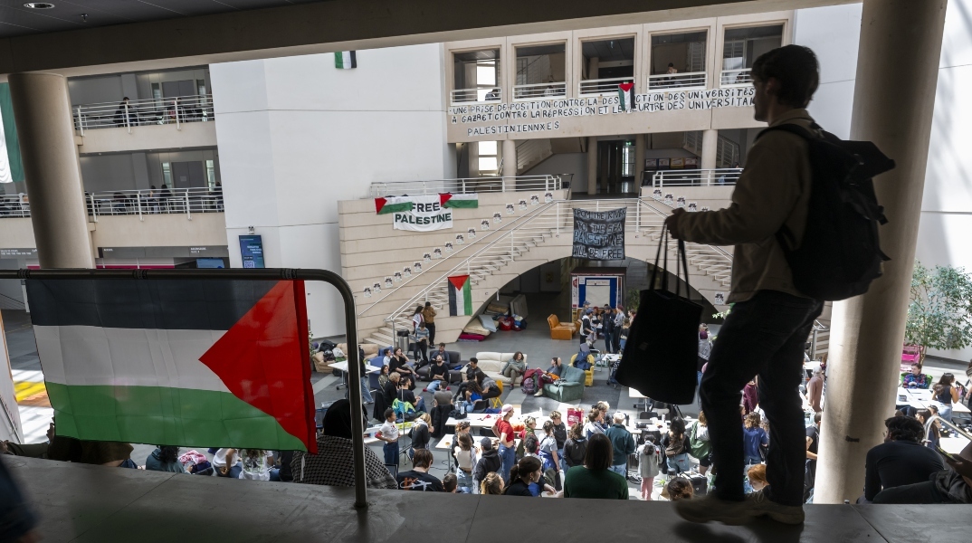 πανεπιστημιο, φοιτητες, διαδηλωτες, σημαιες