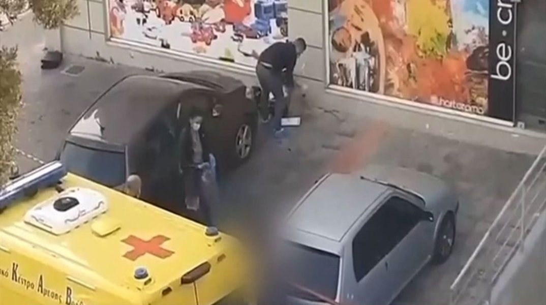 Βίντεο-ντοκουμέντο λίγες στιγμές μετά τη γυναικοκτονία της 40χρονης στο Μενίδι