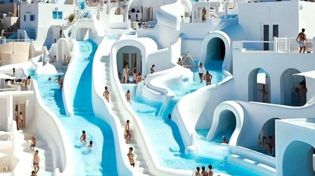 Τα social γέμισαν με ΑΙ εικόνες της Σαντορίνης και το διαδίκτυο τρελάθηκε