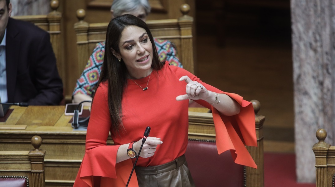 Η υπουργός Εργασίας, Δόμνα Μιχαηλίδου 