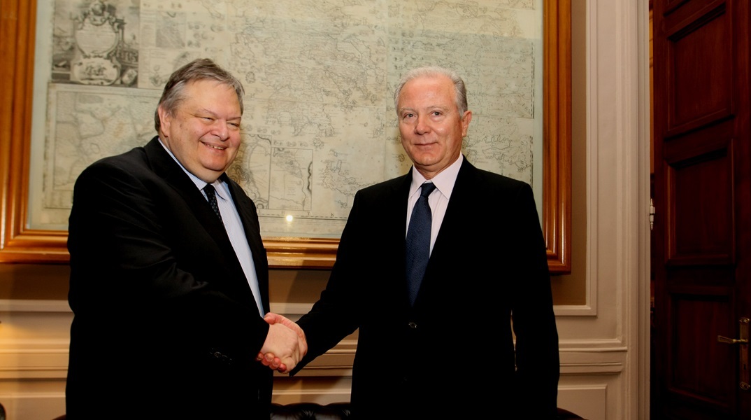 Ο Ευάγγελος Βενιζέλος με τον Γιώργο Προβόπουλο