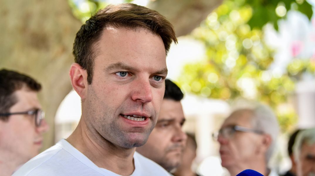 Ο πρόεδρος του ΣΥΡΙΖΑ Στέφανος Κασσελάκης 