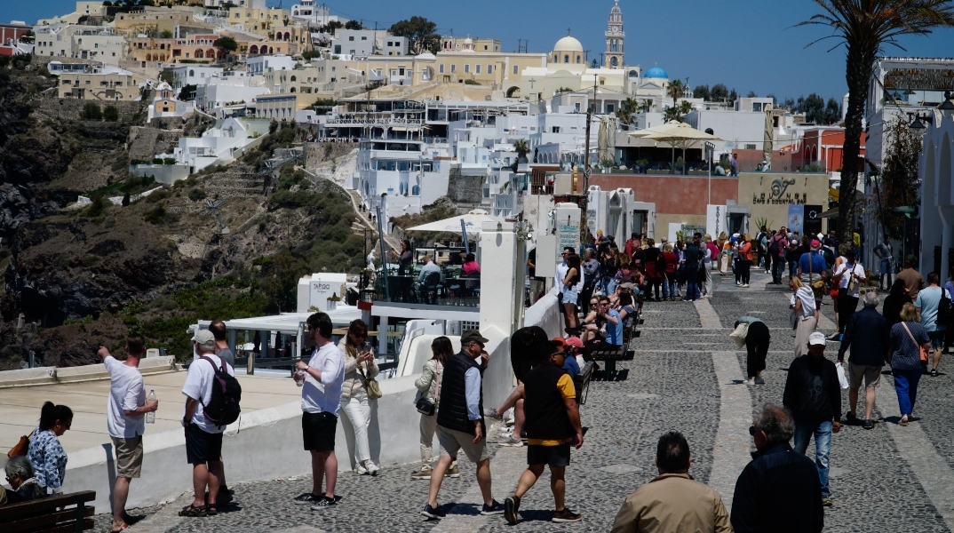 νησι, τουριστες, σπιτια, δρομος