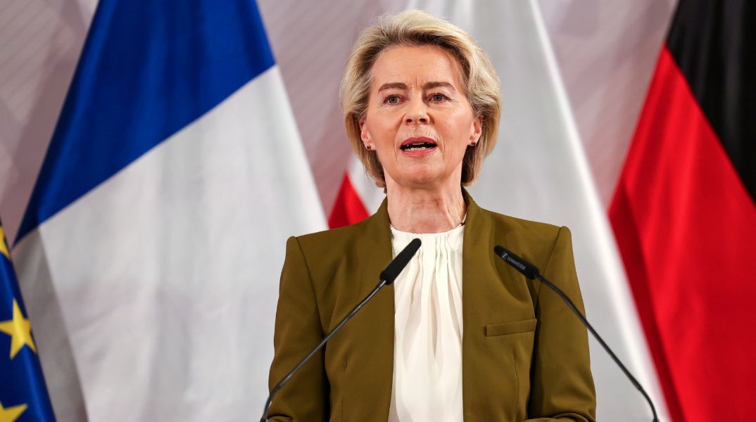 Η πρόεδρος της Κομισιόν Ούρσουλα φον ντερ Λάιεν