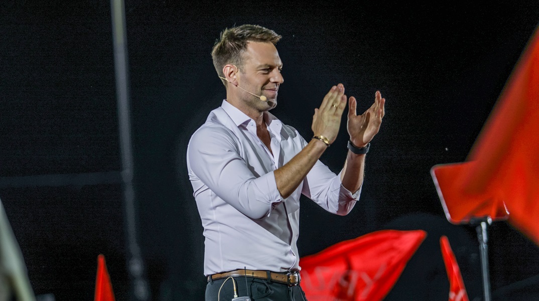 Ο πρόεδρος του ΣΥΡΙΖΑ, Στέφανος Κασσελάκης 