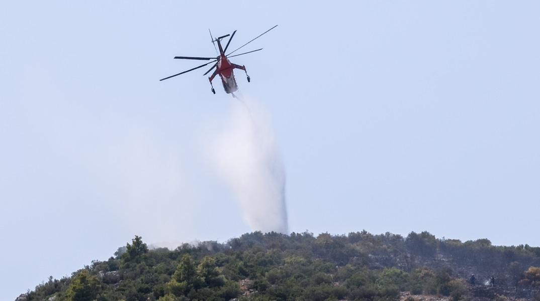 Άμεσα τέθηκε υπό μερικό έλεγχο η φωτιά στην περιοχή Ζούγκλα Νέας Μάκρης Αττικής