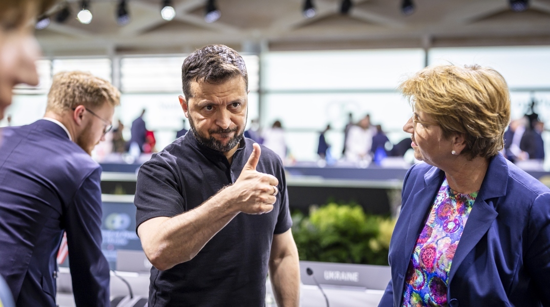 Ο Ουκρανός πρόεδρος, Βολοντίμιρ Ζελένσκι