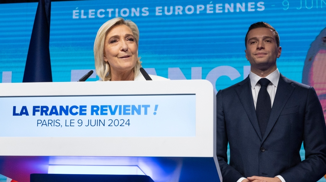 Μαριν Λε Πεν και Τζορνταν Μπαρντελά