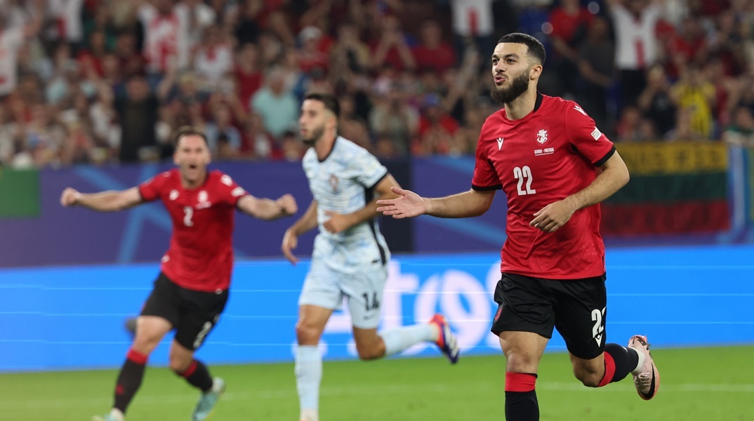 Euro 2024: Ιστορική πρόκριση για την πρωτάρα Γεωργία που νίκησε 2-0 την Πορτογαλία