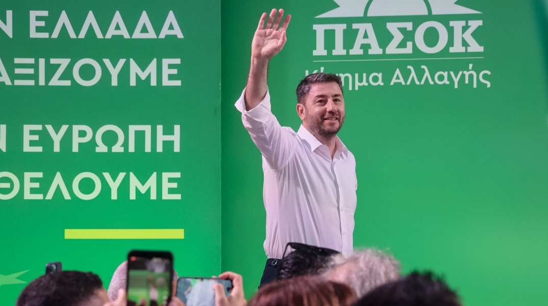 ο πρόεδρος του ΠΑΣΟΚ Νίκος Ανδρουλάκης