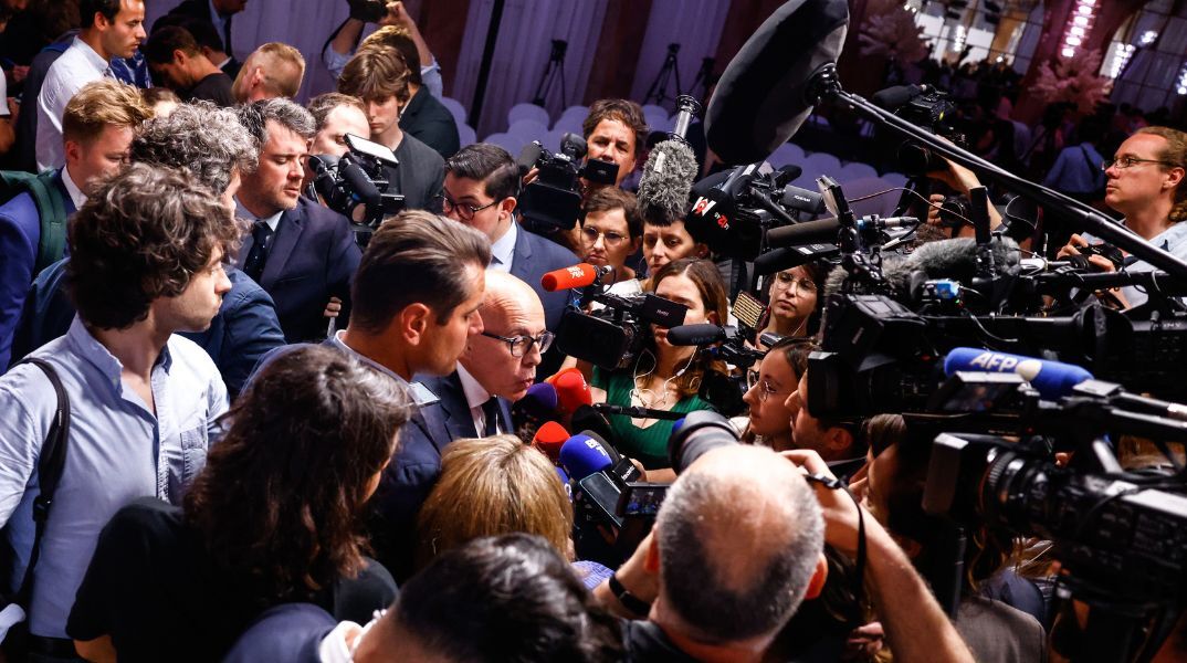 Ο ηγέτης των Γάλλων Ρεπουμπλικανών Ερίκ Σιοτί 