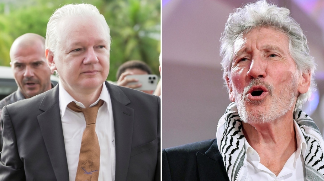 Τζούλιαν Ασάνζ και Ρότζερ Γουότερς