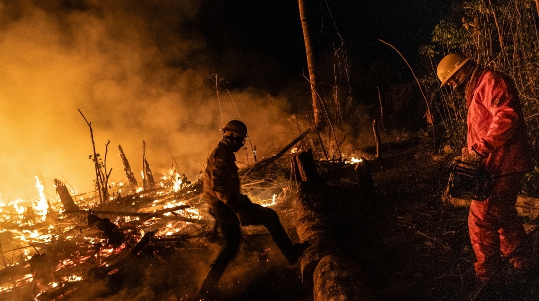πυροσβεστες, φωτια, δασος
