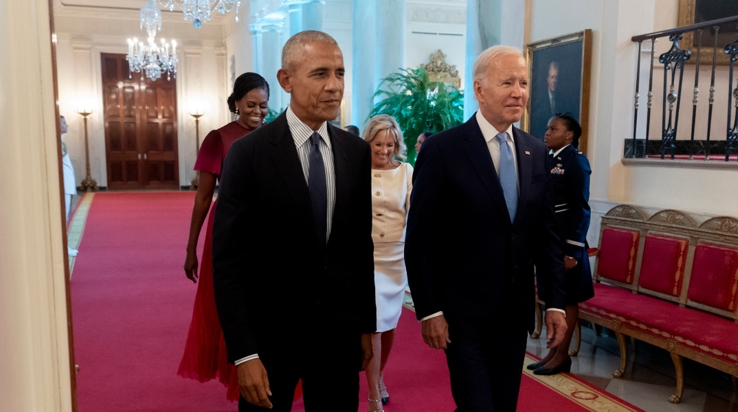 Ομπάμα και Μπαιντεν στον Λευκο Οικο