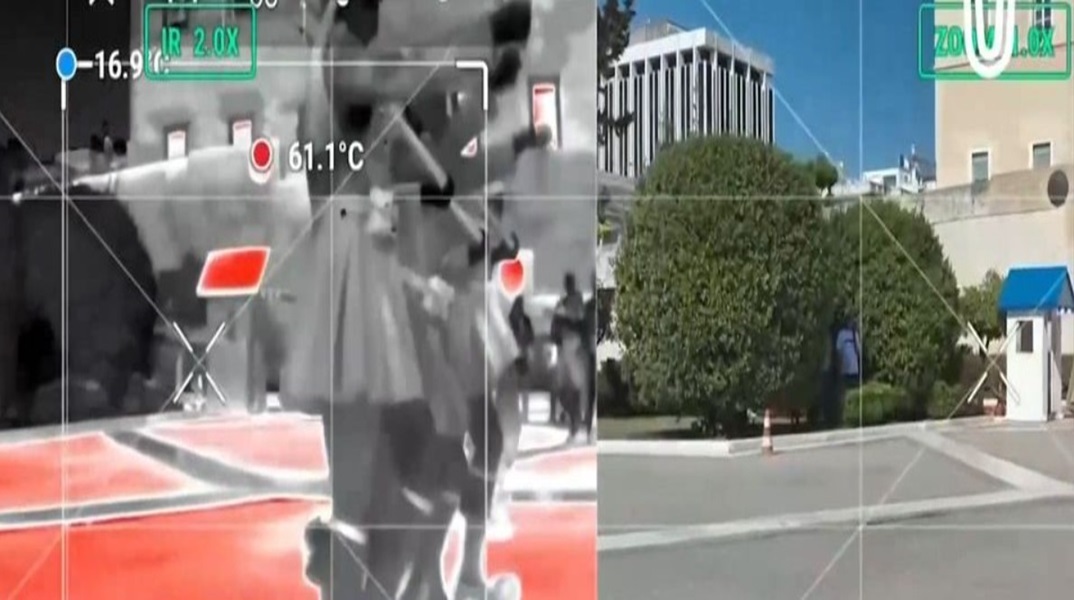 Καύσωνας: Θερμική κάμερα κατέγραψε θερμοκρασίες 160 βαθμών Κελσίου στην Αθήνα