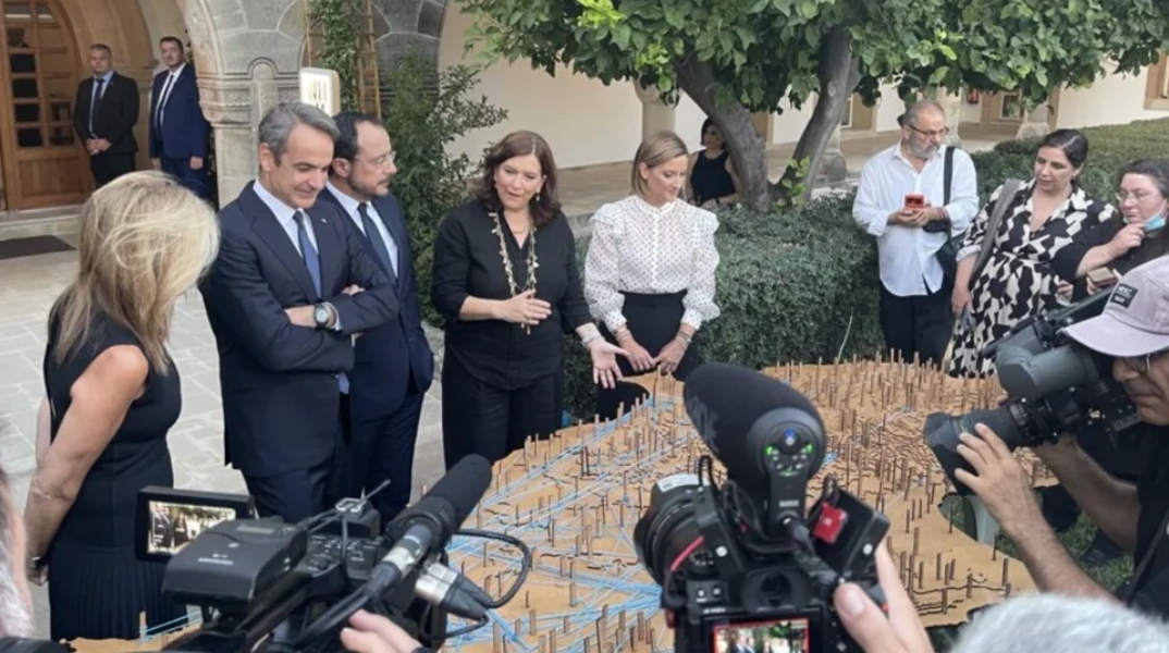 Στο Προεδρικό Μέγαρο της Κύπρου ο Κυριάκος Μητσοτάκης