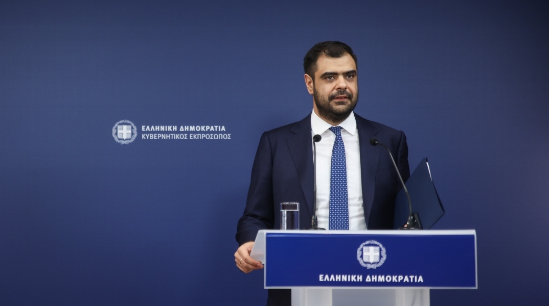 ο κυβερνητικός εκπρόσωπος και υφυπουργός παρά τω πρωθυπουργώ Παύλος Μαρινάκης